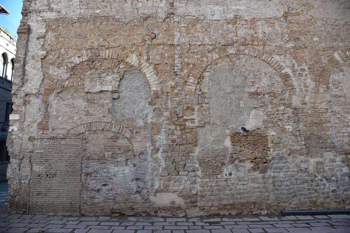 Roman Aqueduct on Carrer de Duran i Bas, Barcelona