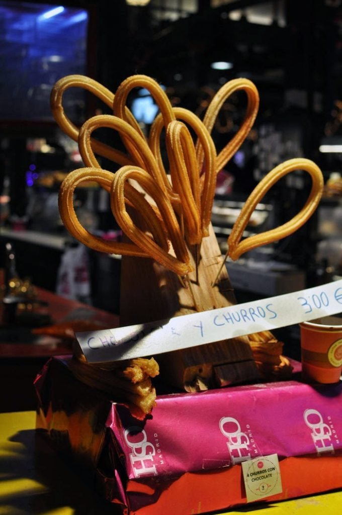 Madrid for Foodies: Churros in Mercado de San Miguel | Wanderwings.com