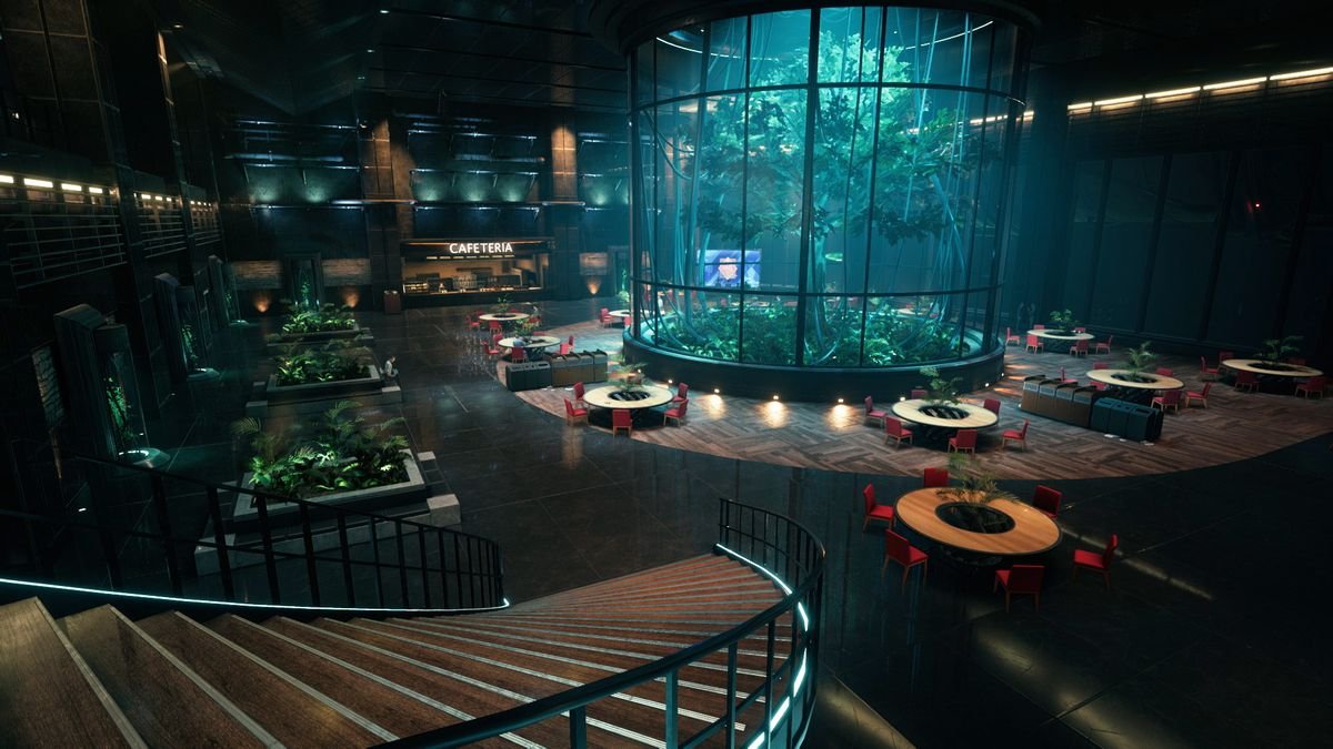 A look at an updated environment from Final Fantasy 7 remake