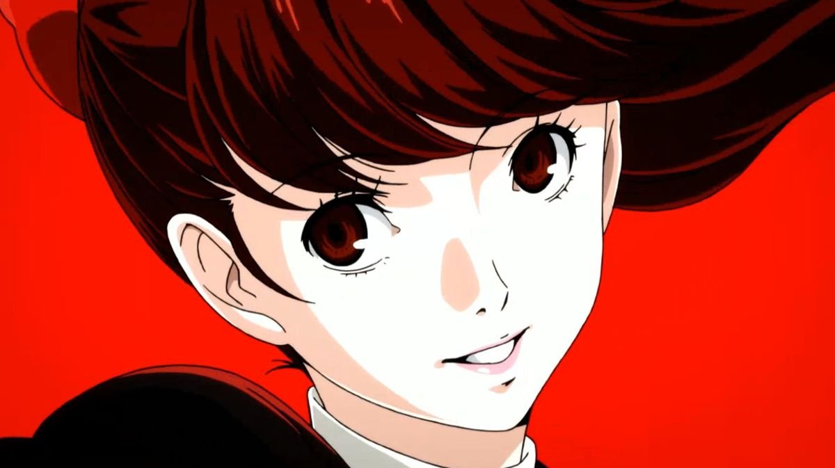 Kasumi during one of Persona 5 Royal’s animated sequences