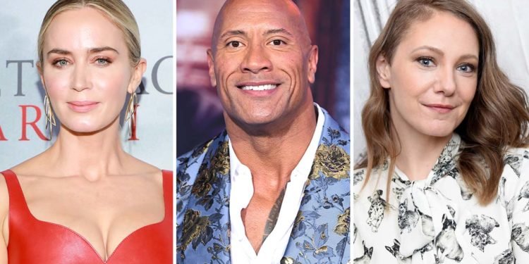 Dwayne Johnson, Emily Blunt to Reteam for Superhero Movie ‘Ball and Chain’