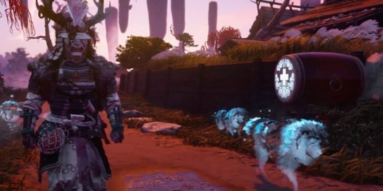 You Can Pet A Dog Until It Fights On Your Side In Ghost Of Tsushima: Legends