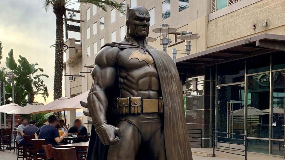 Batman Burbank Statue Unveiling