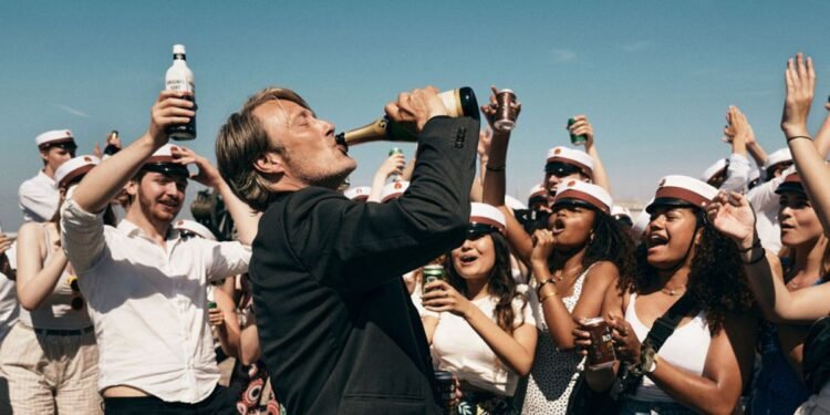 In Another Round, Mads Mikkelsen decides that staying drunk will fix his problems