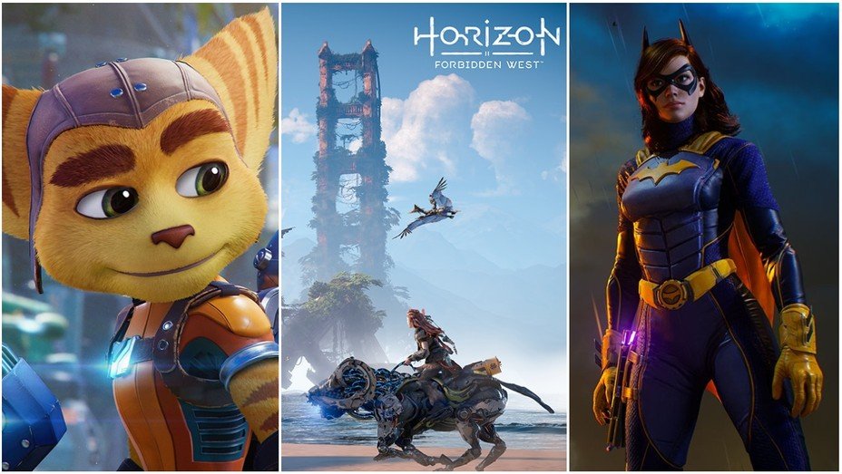 'Ratchet & Clank: Rift Apart,' 'Horizon Forbidden West,' 'Gotham Knights'