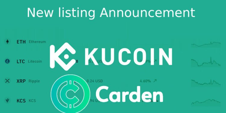 Carden Token (CDN) is getting Listed on KuCoin