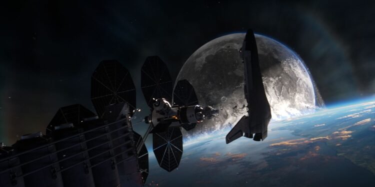 Describing Roland Emmerich’s goofy movie Moonfall makes it sound better than it is