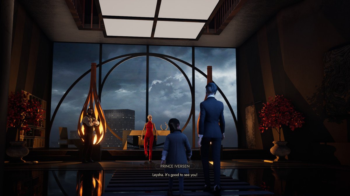 A penthouse meeting in Vampire: The Masquerade - Swansong