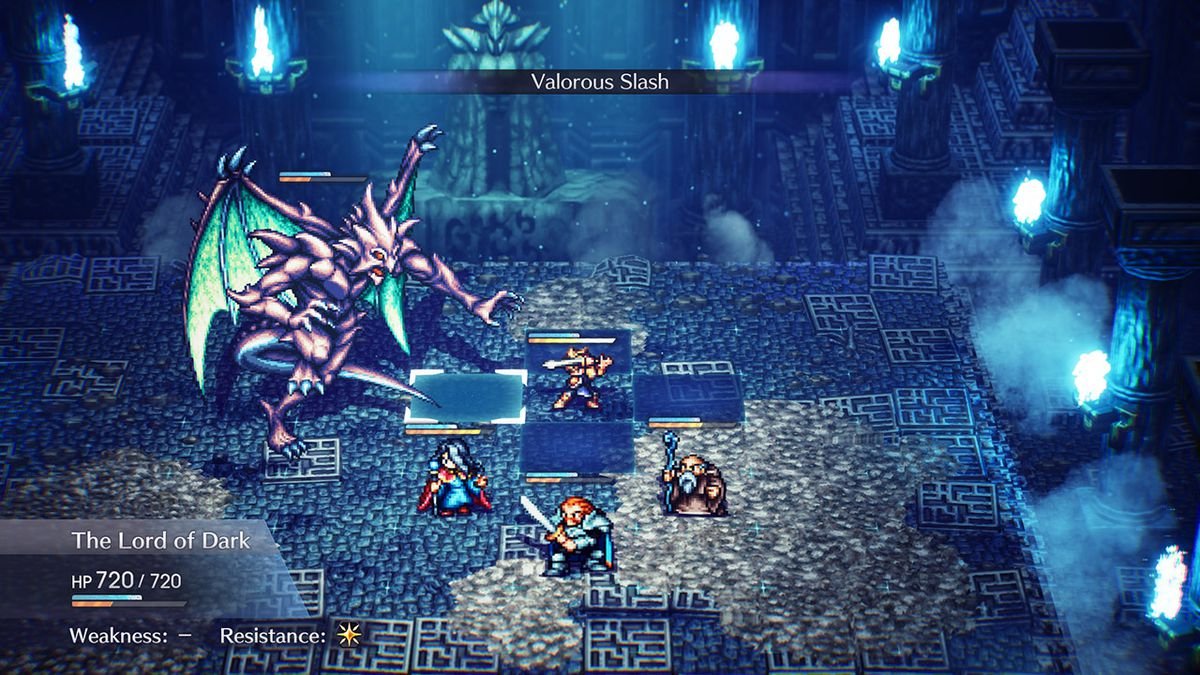 A boss fight in Live A Live