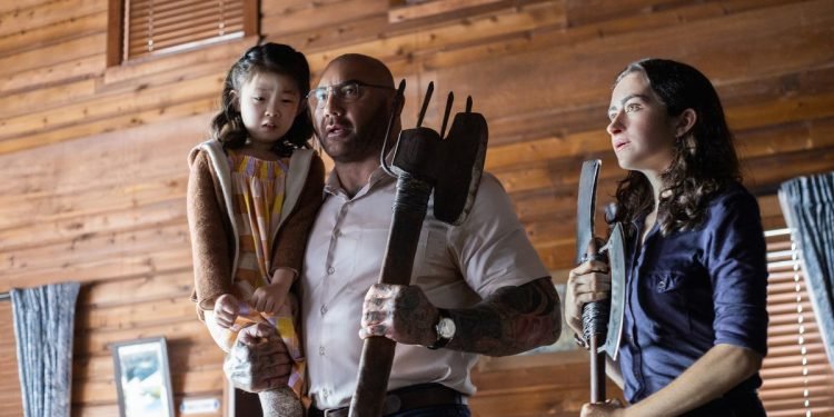 In Knock at the Cabin, the old M. Night Shyamalan haunts the new one