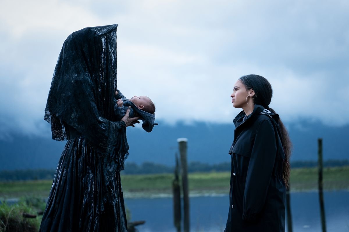 Toni and La Llorona in an episode of “Rivervale”