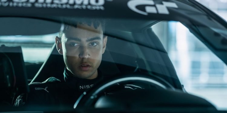 The Gran Turismo movie drives a real-life story into gamer cringe territory
