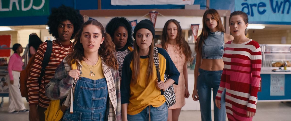 A group of high school girls in Bottoms.